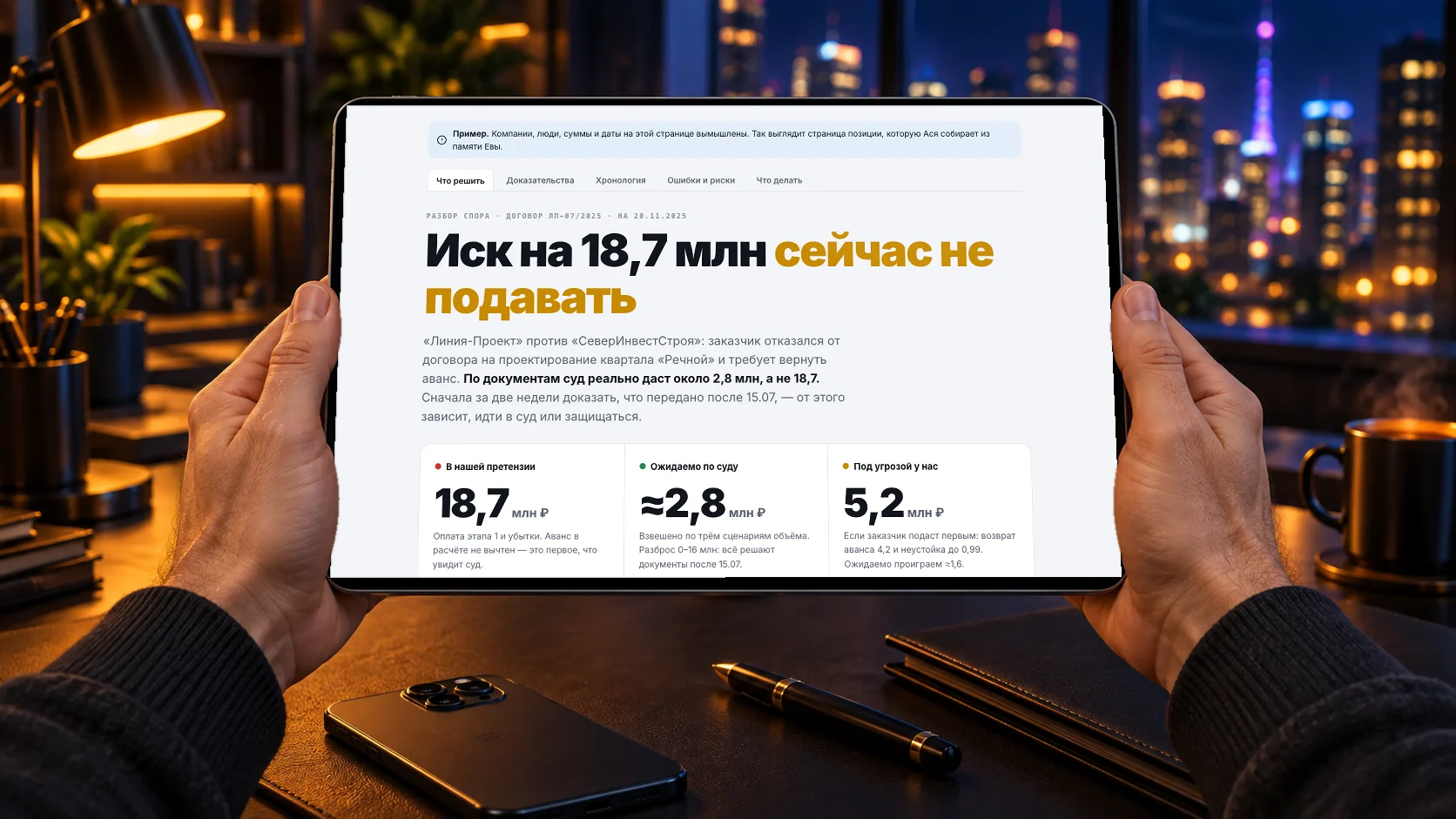 Решает